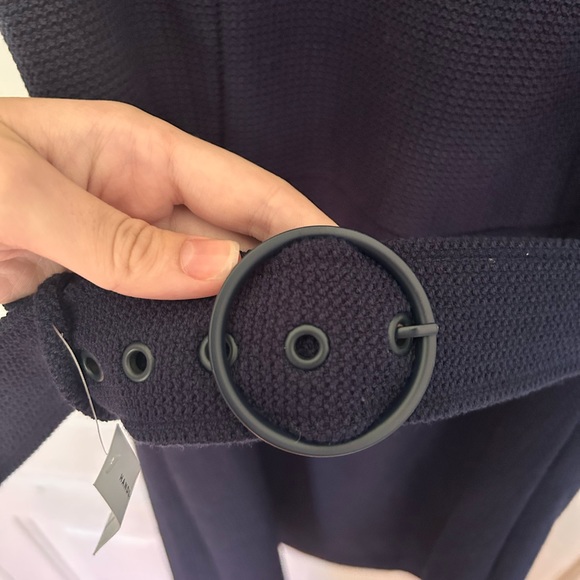 NWT: CLUB MONACO NAVY DRESS WITH BELT - Picture 3 of 4